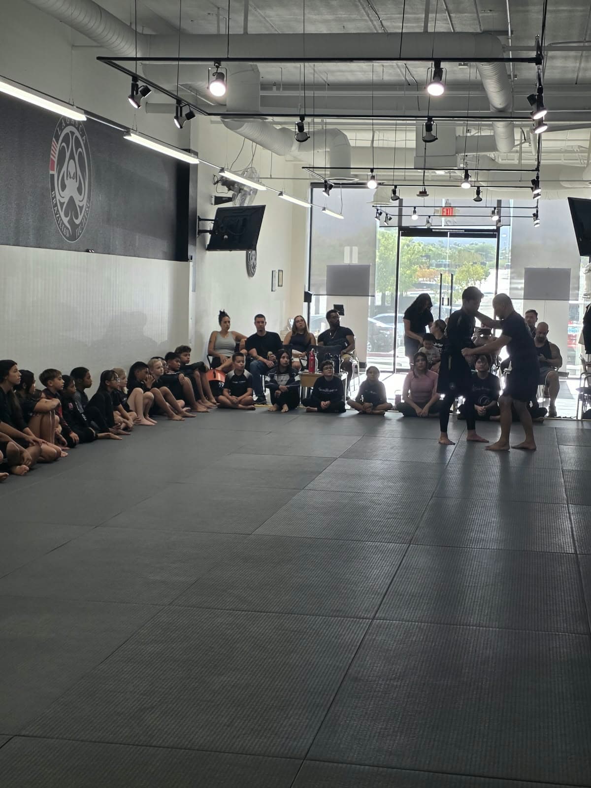 Kids and adults training together at Team Octopus